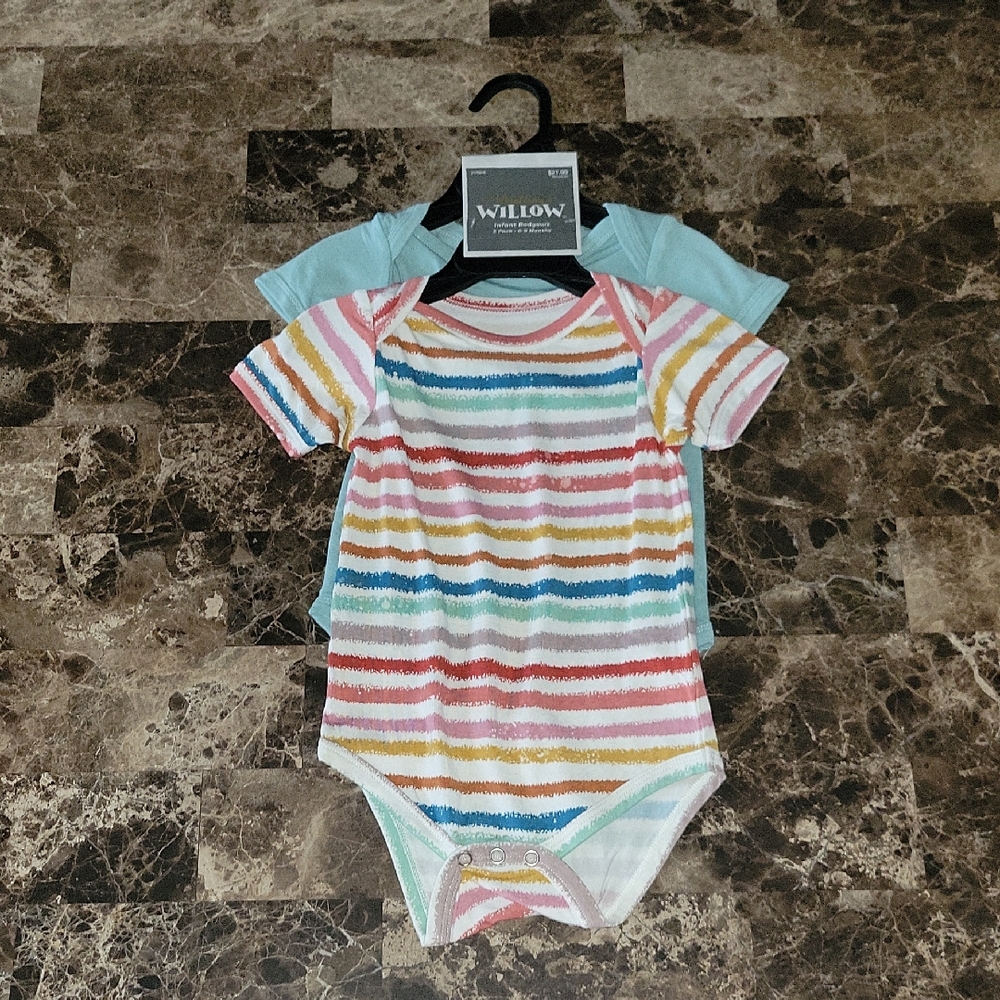 Willow Red and Pink Bodysuit One Piece 6-9 Months